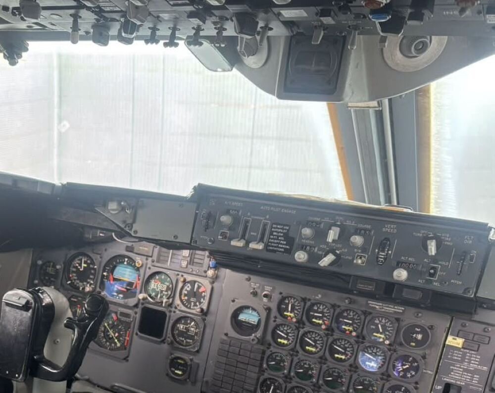 B747機内